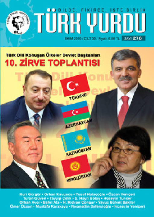 Türk Yurdu Ekim 2010