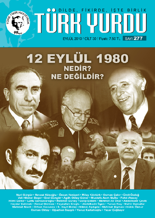 Türk Yurdu Eylül 2010