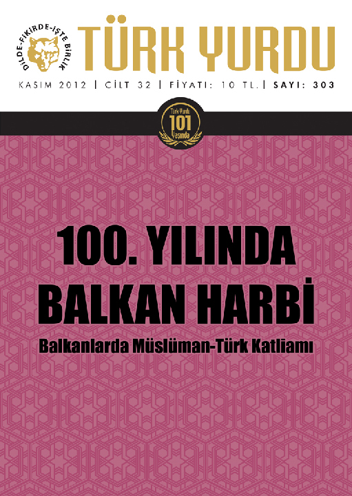 Türk Yurdu Kasım 2012